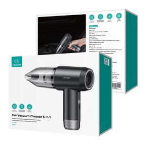 USAMS 2 σε 1 σκουπάκι χειρός & air duster ZB291, 60W, 4000mAh, μαύρο | Εργαλεία | elabstore.gr