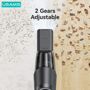 USAMS 2 σε 1 σκουπάκι χειρός & air duster ZB291, 60W, 4000mAh, μαύρο | Εργαλεία | elabstore.gr