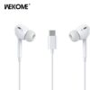 Ακουστικά WK YA17 USB-C Λευκό | Ήχος | elabstore.gr