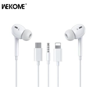 Ακουστικά WK YA17 USB-C Λευκό | Ήχος | elabstore.gr