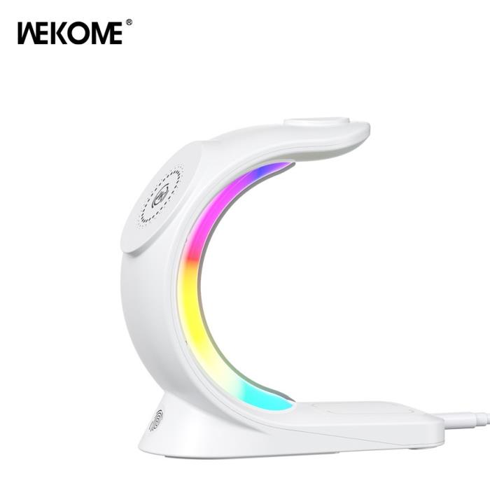 Ασύρματος Φορτιστής WK WP-U169 15W 4 σε 1 Λευκό | eLabstore.gr Ασύρματος Φορτιστής WK WP-U169 15W 4 σε 1 Λευκό | Φόρτιση | elabstore.gr