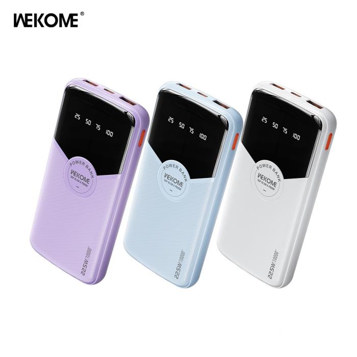 Power Bank 10000mAh PD 22,5W WK WP-43 3 Θέσεων Λευκό | eLabstore.gr Power Bank 10000mAh PD 22,5W WK WP-43 3 Θέσεων Λευκό | Φόρτιση | elabstore.gr