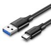 Καλώδιο Φόρτισης UGREEN US184 20882 USB σε USB-C 1m Μαύρο | Καλώδια | elabstore.gr