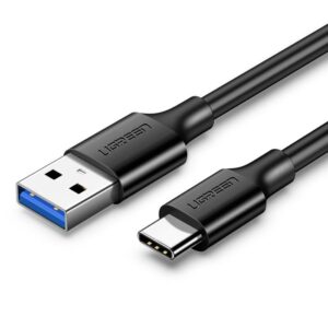 Καλώδιο Φόρτισης UGREEN US184 20882 USB σε USB-C 1m Μαύρο | Καλώδια | elabstore.gr