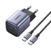 Φορτιστής Σπιτιού GaN PD 30W UGREEN CD319 25257, με καλώδιο USB-C 60W 1m Γκρί | Φόρτιση | elabstore.gr