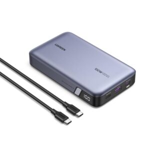 Power Bank 20000mAh PD 100W UGREEN PB720 25188 3 Θέσεων, με καλώδιο USB-C 140W | Φόρτιση | elabstore.gr