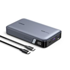 Power Bank 20000mAh PD 100W UGREEN PB720 25188 3 Θέσεων, με καλώδιο USB-C 140W | Φόρτιση | elabstore.gr