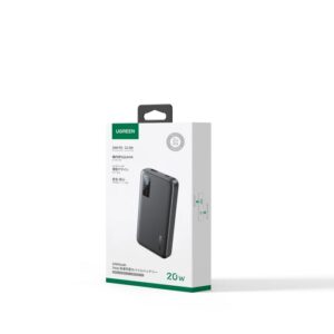 Power Bank 10000mAh PD 20W UGREEN PB311 25742 2 Θέσεων Μαύρο | Φόρτιση | elabstore.gr