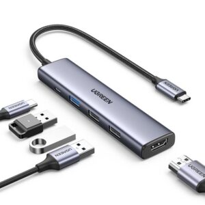 USB-C Docking Station 5 σε 1 UGREEN CM478 15495 | Περιφερειακά | elabstore.gr