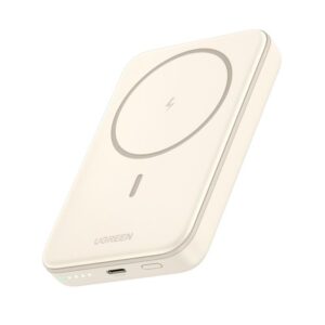 Power Bank 10000mAh PD 20W UGREEN PB561 25208 με Ασύρματη Φόρτιση Magnetic,1 Θέσης Μπέζ | Φόρτιση | elabstore.gr