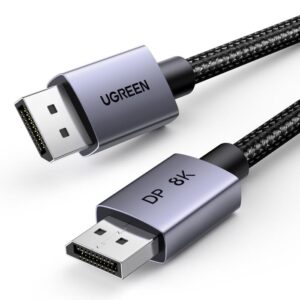 Καλώδιο DP 1.4 M/M 8K/60Hz UGREEN DP120 25905 2m Μαύρο | Εικόνας | elabstore.gr