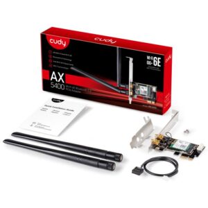 Ασύρματη Κάρτα Δικτύου PCIe Cudy WE3000 V2.0 WiFi 6 Dual-Band | Αντάπτορες | elabstore.gr