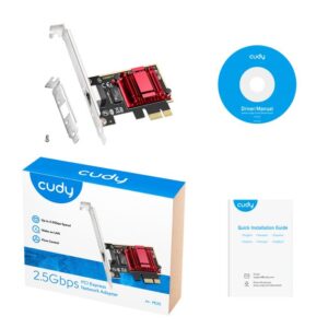 Κάρτα Δικτύου PCIe Cudy PE25 2.5G | Αντάπτορες | elabstore.gr
