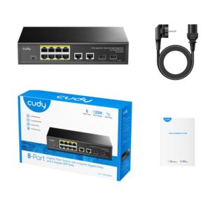Switch 10 Θέσεων PoE Cudy GS1010PS2 Gigabit | eLabstore.gr Switch 10 Θέσεων PoE Cudy GS1010PS2 Gigabit | Επαγγελματικός Εξοπλισμός | elabstore.gr