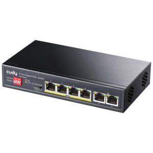 Switch 6 Θέσεων PoE Cudy GS1006P Gigabit | Επαγγελματικός Εξοπλισμός | elabstore.gr