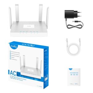 Access Point Cudy WR1300E AC1200 Gigabit Dual-Band | Routers | elabstore.gr