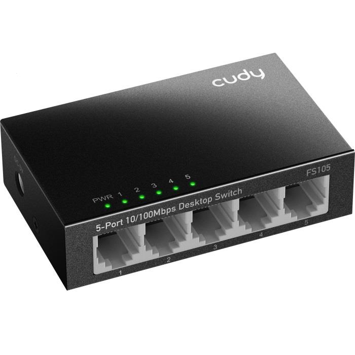 Switch 5 Θέσεων Cudy FS105 10/100 Mbps Μεταλλικό | eLabstore.gr Switch 5 Θέσεων Cudy FS105 10/100 Mbps Μεταλλικό | Switches | elabstore.gr