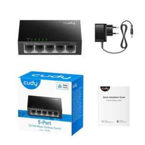Switch 5 Θέσεων Cudy FS105 10/100 Mbps Μεταλλικό | eLabstore.gr Switch 5 Θέσεων Cudy FS105 10/100 Mbps Μεταλλικό | Switches | elabstore.gr