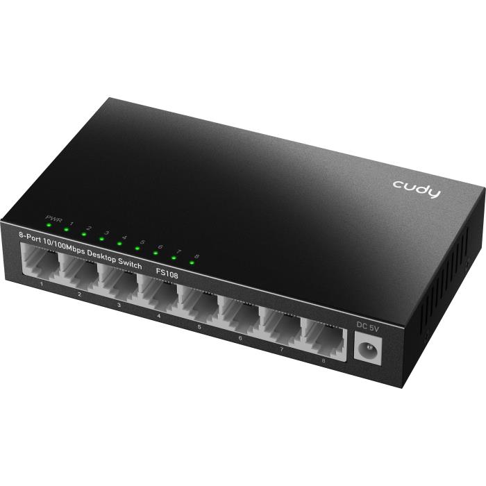 Switch 8 Θέσεων Cudy FS108 10/100 Mbps Μεταλλικό | eLabstore.gr Switch 8 Θέσεων Cudy FS108 10/100 Mbps Μεταλλικό | Switches | elabstore.gr