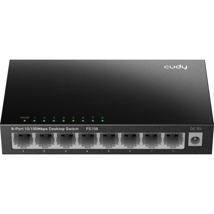 Switch 8 Θέσεων Cudy FS108 10/100 Mbps Μεταλλικό | eLabstore.gr Switch 8 Θέσεων Cudy FS108 10/100 Mbps Μεταλλικό | Switches | elabstore.gr