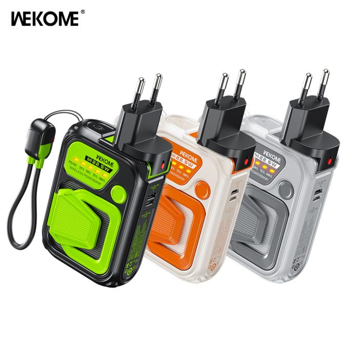 Power Bank 10000mAh PD 22,5W WK WP-89 3 Θέσεων, με Ασύρματη Φόρτιση Magnetic Γκρι | eLabstore.gr Power Bank 10000mAh PD 22,5W WK WP-89 3 Θέσεων, με Ασύρματη Φόρτιση Magnetic Γκρι | Φόρτιση | elabstore.gr