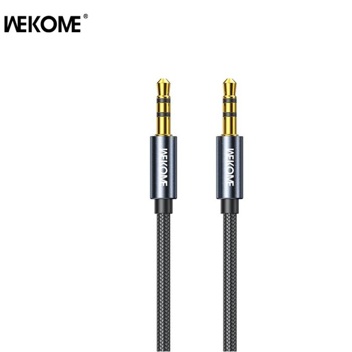Καλώδιο Ήχου 3.5mm M/M WK WDC-195 1m Γκρι | Ήχου | elabstore.gr