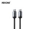 Καλώδιο Φόρτισης WK WDC-35 USB-C σε USB-C PD 65W 1m Μαύρο | Καλώδια | elabstore.gr