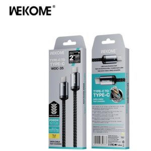 Καλώδιο Φόρτισης WK WDC-35 USB-C σε USB-C PD 65W 1m Μαύρο | eLabstore.gr Καλώδιο Φόρτισης WK WDC-35 USB-C σε USB-C PD 65W 1m Μαύρο | Καλώδια | elabstore.gr