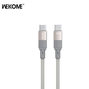 Καλώδιο Φόρτισης WK WDC-46 USB-C σε USB-C PD 65W 1m Γκρι | Καλώδια | elabstore.gr