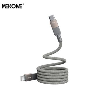 Καλώδιο Φόρτισης WK WDC-46 USB-C σε USB-C PD 65W 1m Γκρι | Καλώδια | elabstore.gr