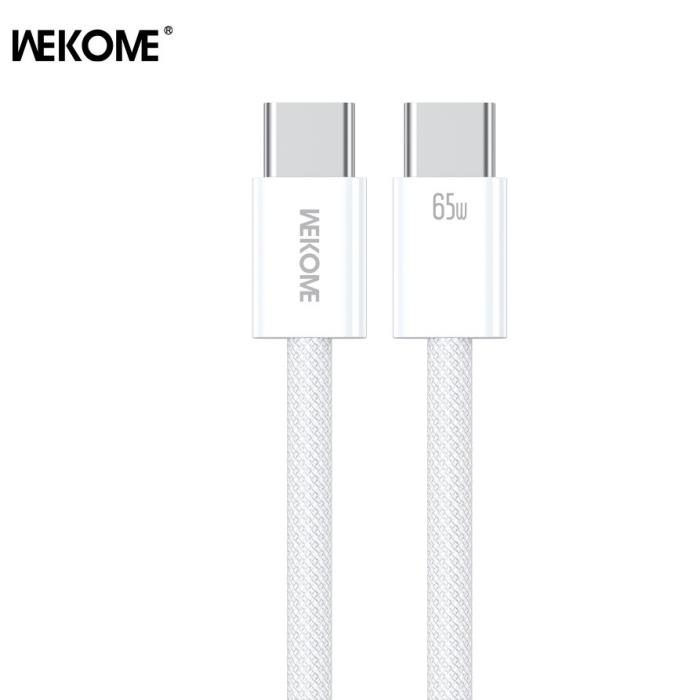 Καλώδιο Φόρτισης WK WDC-21 USB-C σε USB-C PD 65W 1m Λευκό | eLabstore.gr Καλώδιο Φόρτισης WK WDC-21 USB-C σε USB-C PD 65W 1m Λευκό | Καλώδια | elabstore.gr