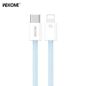Καλώδιο Φόρτισης WK WDC-21 USB-C σε Lightning PD 27W 1m Μπλέ | Καλώδια | elabstore.gr