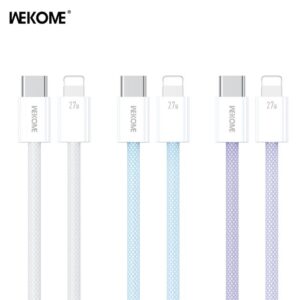 Καλώδιο Φόρτισης WK WDC-21 USB-C σε Lightning PD 27W 1m Μπλέ | Καλώδια | elabstore.gr