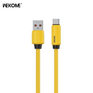 Καλώδιο Φόρτισης WK WDC-27a USB σε USB-C PD 66W 1m Κίτρινο | Καλώδια | elabstore.gr