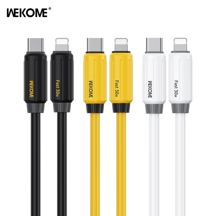 Καλώδιο Φόρτισης WK WDC-29 USB-C σε Lightning PD 30W 1m Λευκό | eLabstore.gr Καλώδιο Φόρτισης WK WDC-29 USB-C σε Lightning PD 30W 1m Λευκό | Καλώδια | elabstore.gr