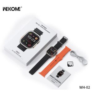 Smartwatch WK WH-02 Tιτάνιο Xρυσό | Wearable | elabstore.gr