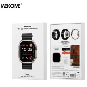 Smartwatch WK WH-02 Tιτάνιο Xρυσό | Wearable | elabstore.gr