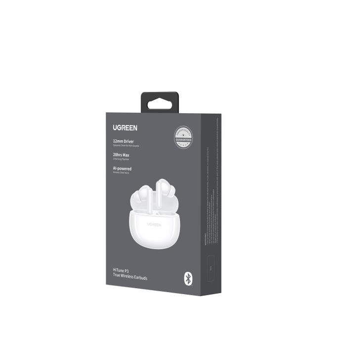 Ακουστικά True Wireless BT UGREEN P3 45110 Λευκό | eLabstore.gr Ακουστικά True Wireless BT UGREEN P3 45110 Λευκό | Ήχος | elabstore.gr