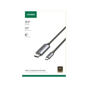 Καλώδιο USB-C to DP M/M 8K/60Hz UGREEN CM556 25839 3m | Εικόνας | elabstore.gr