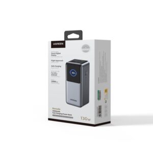 Power Bank 20000mAh PD 130W UGREEN  PB721 35524B 3 θέσεων, με καλώδιο USB-C 240W | Φόρτιση | elabstore.gr
