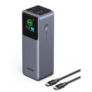 Power Bank 25000mAh PD 200W UGREEN PB722 35525B 3 θέσεων, με καλώδιo USB-C 240W | Φόρτιση | elabstore.gr