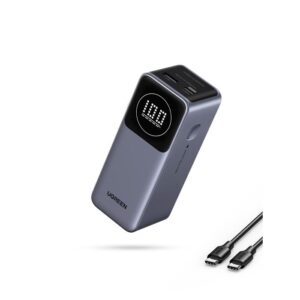 Power Bank 12000mAh PD 100W UGREEN PB724 35526B 3 θέσεων,με καλώδιο USB-C 240W | Φόρτιση | elabstore.gr