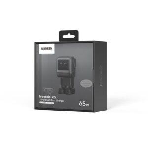 Φορτιστής Σπιτιού GaN 65W UGREEN CD361 25685B 3 θέσεων Γκρί | eLabstore.gr Φορτιστής Σπιτιού GaN 65W UGREEN CD361 25685B 3 θέσεων Γκρί | Φόρτιση | elabstore.gr