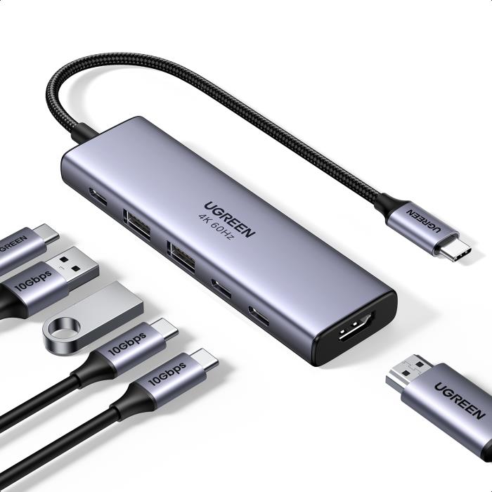 USB-C Docking Station 6 σε 1 UGREEN CM511 35999 | eLabstore.gr USB-C Docking Station 6 σε 1 UGREEN CM511 35999 | Περιφερειακά | elabstore.gr