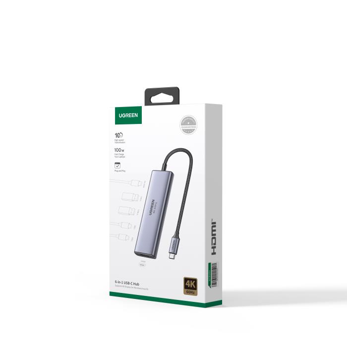 USB-C Docking Station 6 σε 1 UGREEN CM511 35999 | eLabstore.gr USB-C Docking Station 6 σε 1 UGREEN CM511 35999 | Περιφερειακά | elabstore.gr
