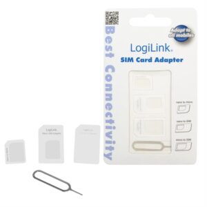 Αντάπτορας Κάρτας Sim 3 σε 1 LogiLink AA0047 | Αξεσουάρ | elabstore.gr