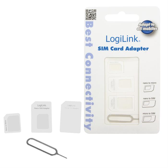 Αντάπτορας Κάρτας Sim 3 σε 1 LogiLink AA0047 | eLabstore.gr Αντάπτορας Κάρτας Sim 3 σε 1 LogiLink AA0047 | Αξεσουάρ | elabstore.gr