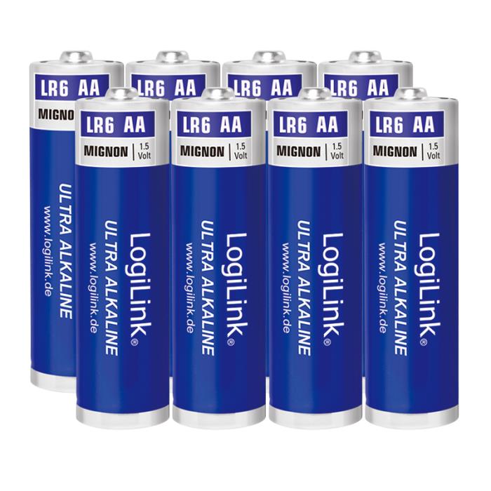 Μπαταρίες Αλκαλικές AA LogiLink LR6F8 (8τμχ) | eLabstore.gr Μπαταρίες Αλκαλικές AA LogiLink LR6F8 (8τμχ) | Παρελκόμενα | elabstore.gr