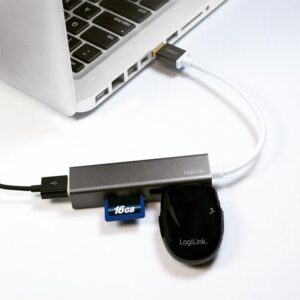 USB 3.0 Hub 3 θέσεων LogiLink UA0306, με Card Reader | eLabstore.gr USB 3.0 Hub 3 θέσεων LogiLink UA0306, με Card Reader | Περιφερειακά | elabstore.gr