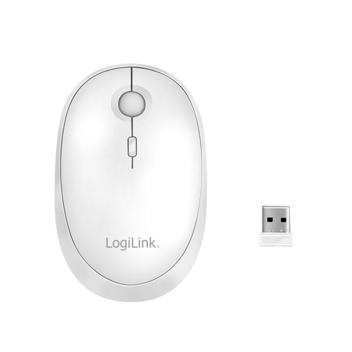 Ασύρματο Ποντίκι 2.4 GHz & BT LogiLink ID0204 Λευκό | eLabstore.gr Ασύρματο Ποντίκι 2.4 GHz & BT LogiLink ID0204 Λευκό | Περιφερειακά | elabstore.gr
